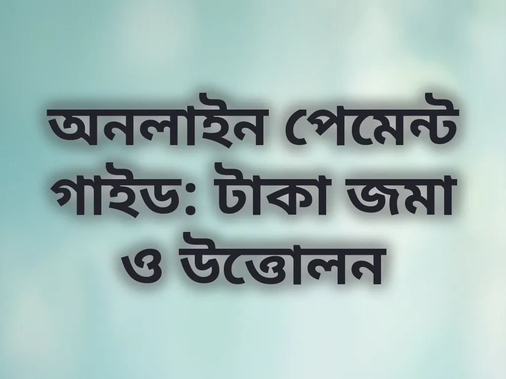 পেমেন্ট গাইড